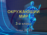 Окружающий мир, 3 класс, темы 22-23